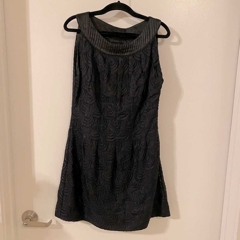 Black mini dress